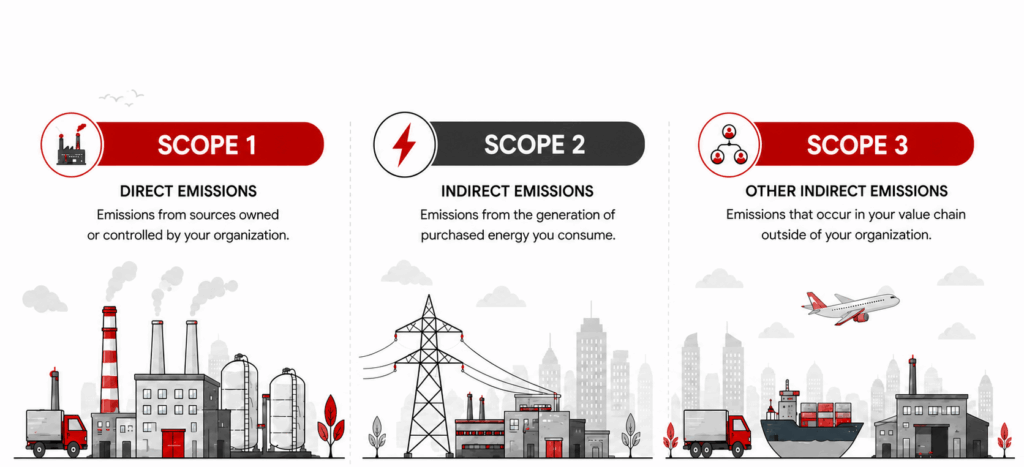 Emission scopes explained in detail